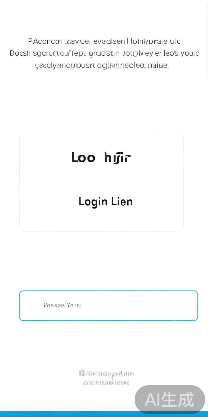 点击链接后，用户会被引导到专属的登录页面。页面设计
